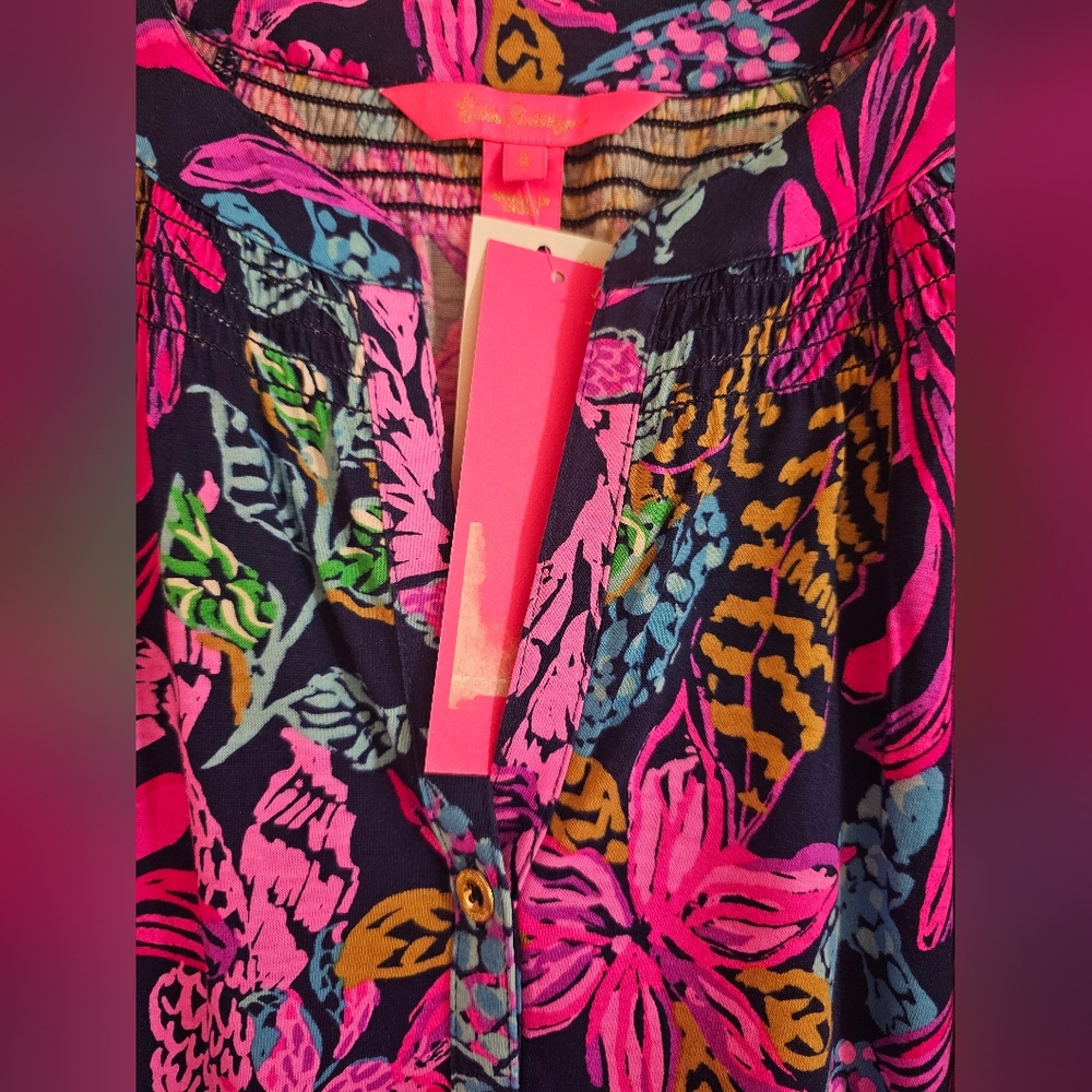 NWT Lilly Pulitzer Norris 3/4 Sleeve Dress.Size Small. - Picture 9 of 11